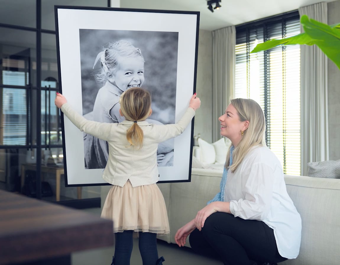Moeder en dochter met Frames<sup>®</sup>