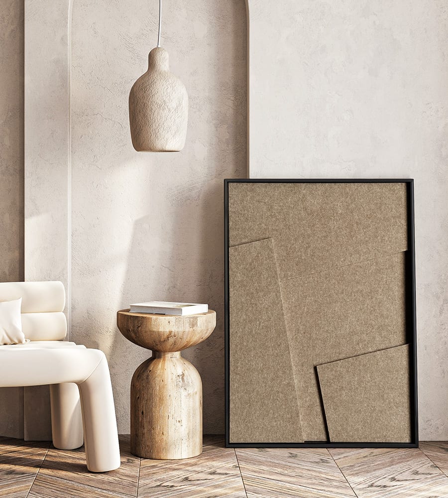 Vilt Art kleuren passend in elk interieur